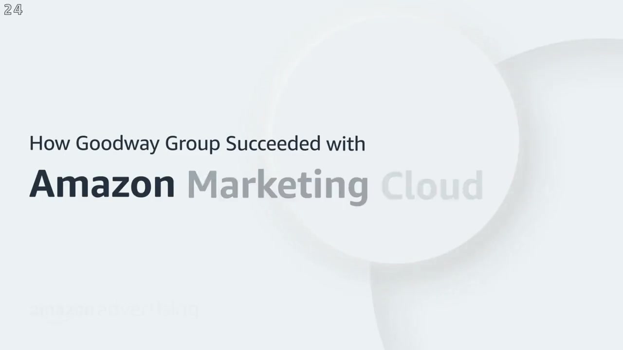 Amazon Marketing Cloud and Goodway Group case study