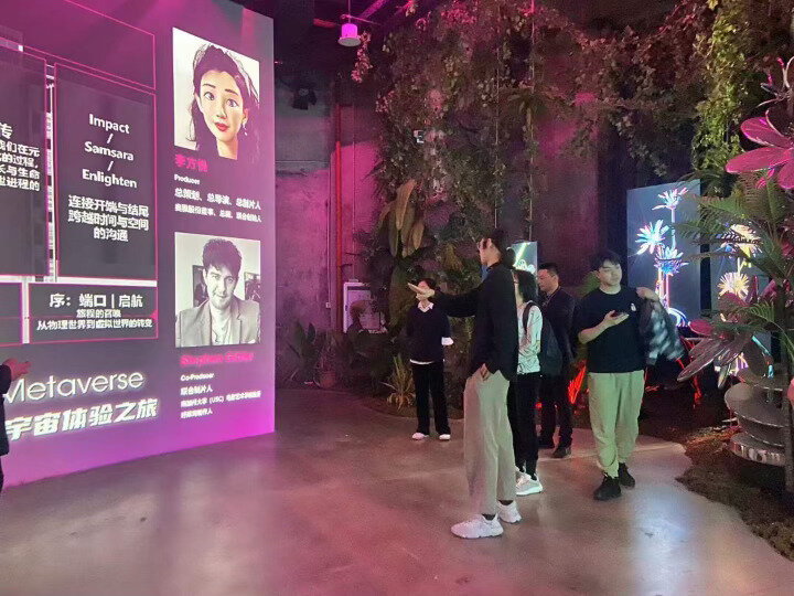 The introduction space, projection and planting