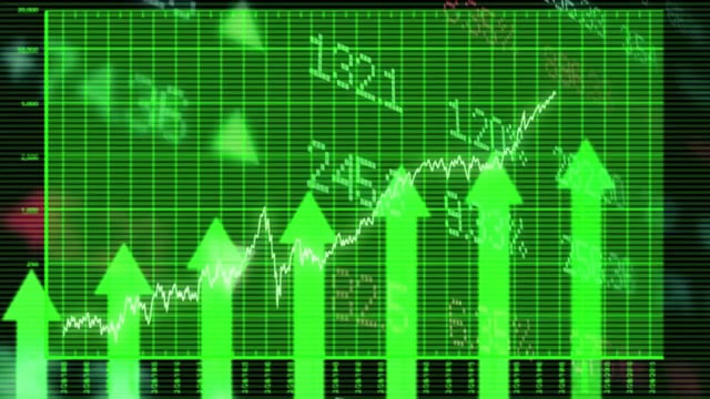 Financial data graphic from the USC Viterbi Financial Engineering film